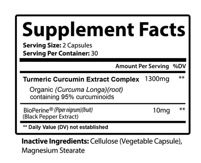 QVN PureNature Turmeric Curcumin